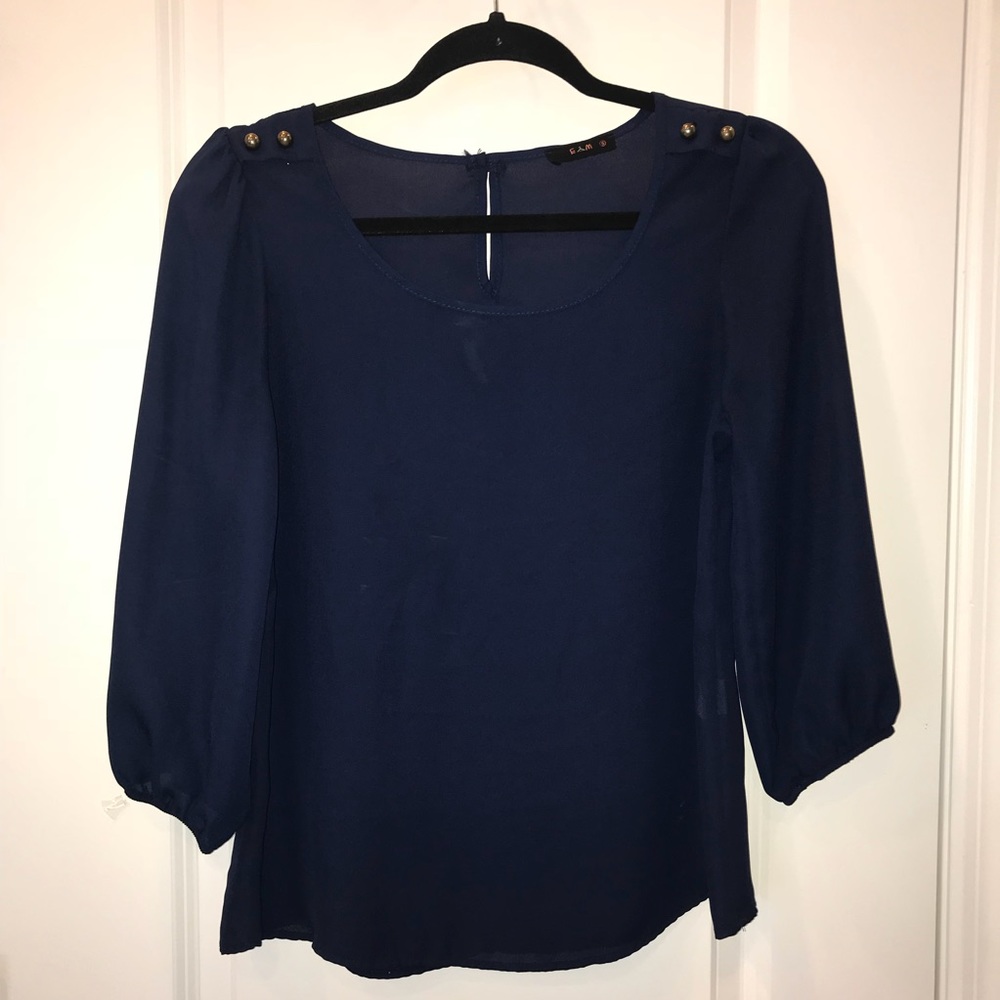 Blue blouse